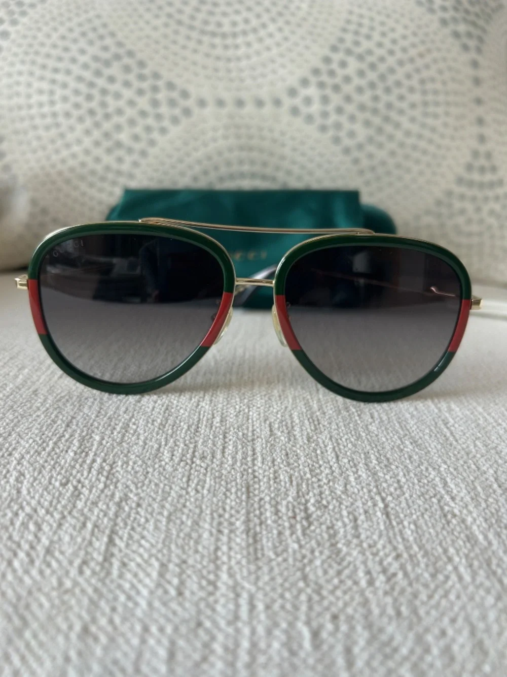 GUCCI 57MM Aviator Sunglasses